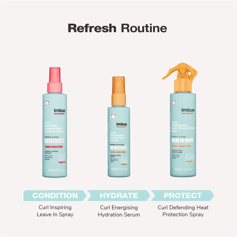 Imbue Curl Nourishment Oil for Curly Hairs 3.3 fl oz - Vegan, Curly-Girl Compliant, Curls Styling Product - Image 5